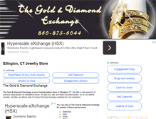 Tablet Screenshot of goldanddiamondexchangect.com